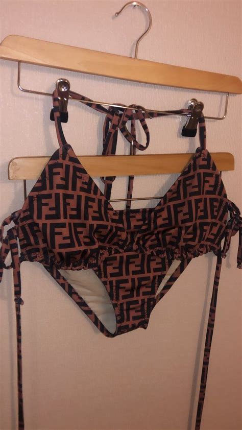 fendi bikini etsy|fendi swimsuit etsy.